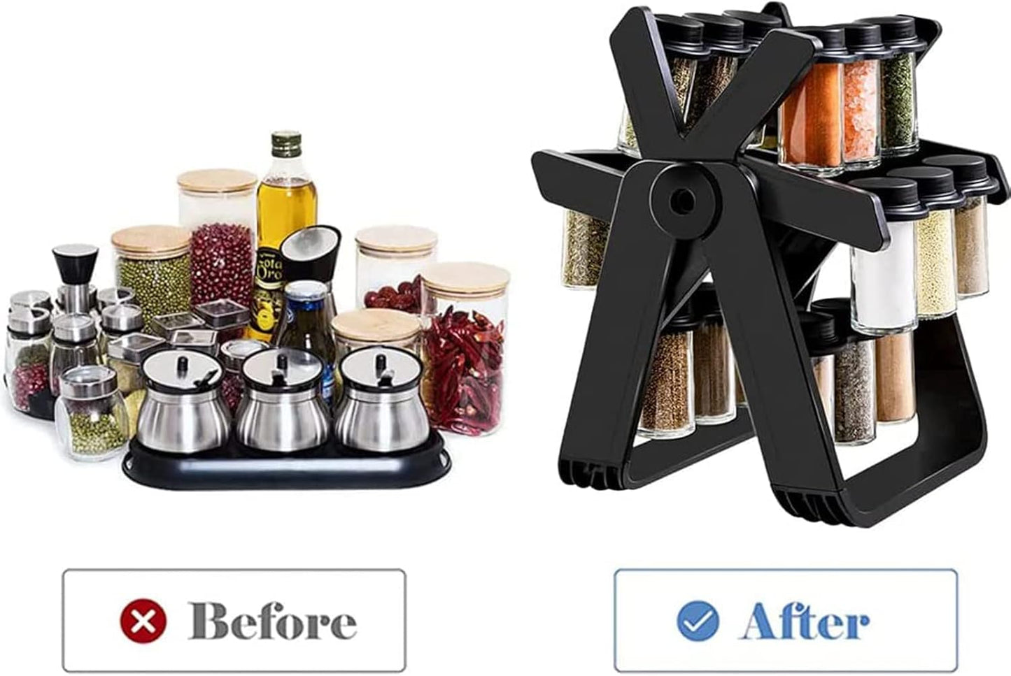 Organizador giratorio de especias
