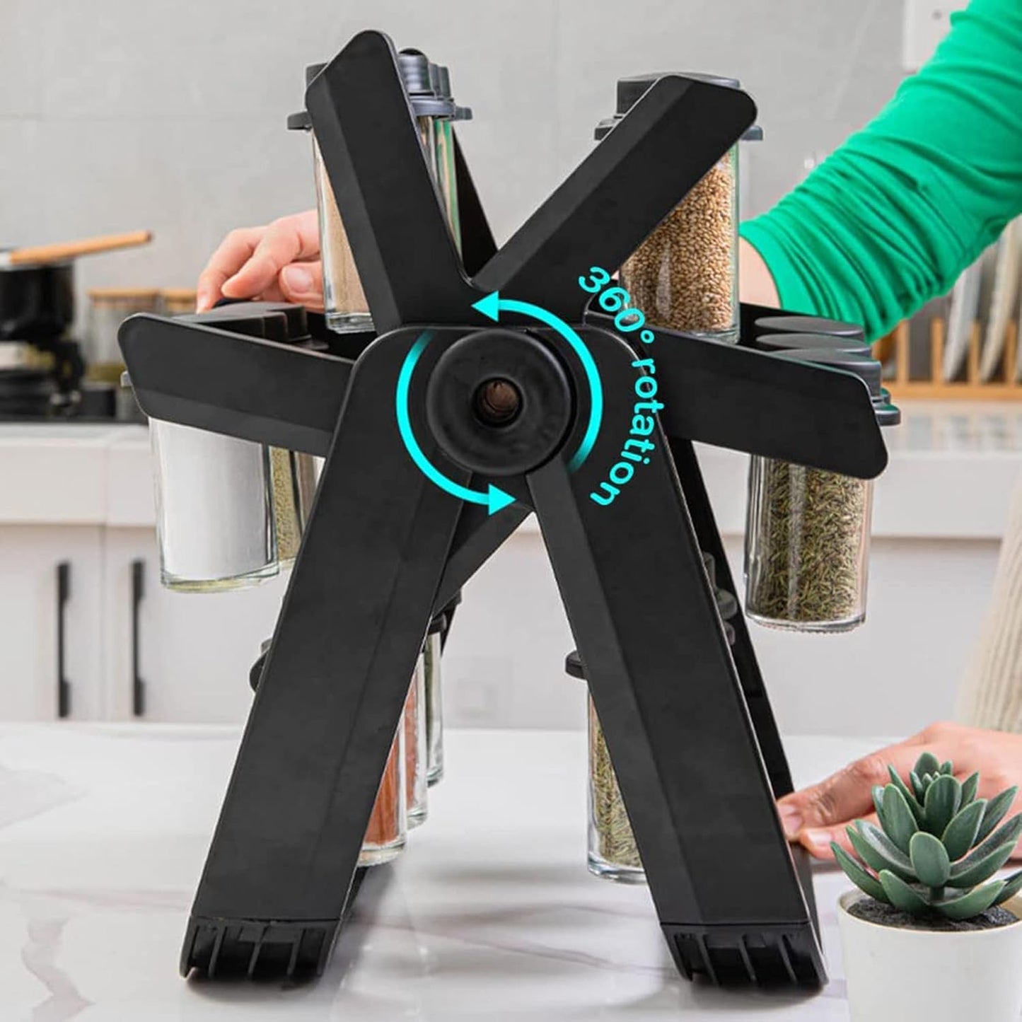 Organizador giratorio de especias