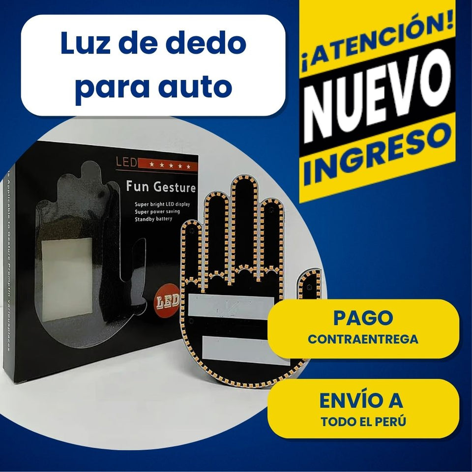 LUZ DE DEDO PARA AUTOMÓVIL